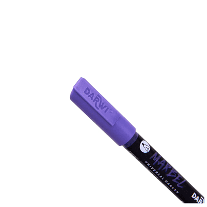 Маркер акриловый "Darwi.Marbel" 900, фиолетовый - 2 Маркер акриловый "Darwi.Marbel" 900, фиолетовый - 2