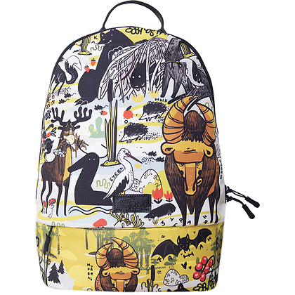 Рюкзак молодежный "S-Фит Животные", разноцветный