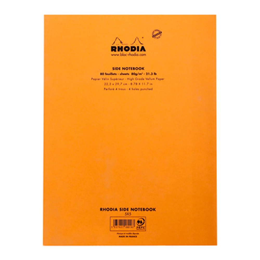 Блокнот "Rhodia", А4+, 80 листов, клетка, оранжевый - 5