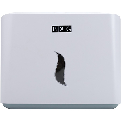 Диспенсер для полотенец листовых BXG-PD-8025, пластик, белый - 3