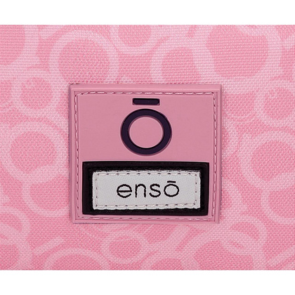 Мешок для обуви Enso "Love vibes", полиэстер, черный, розовый - 6