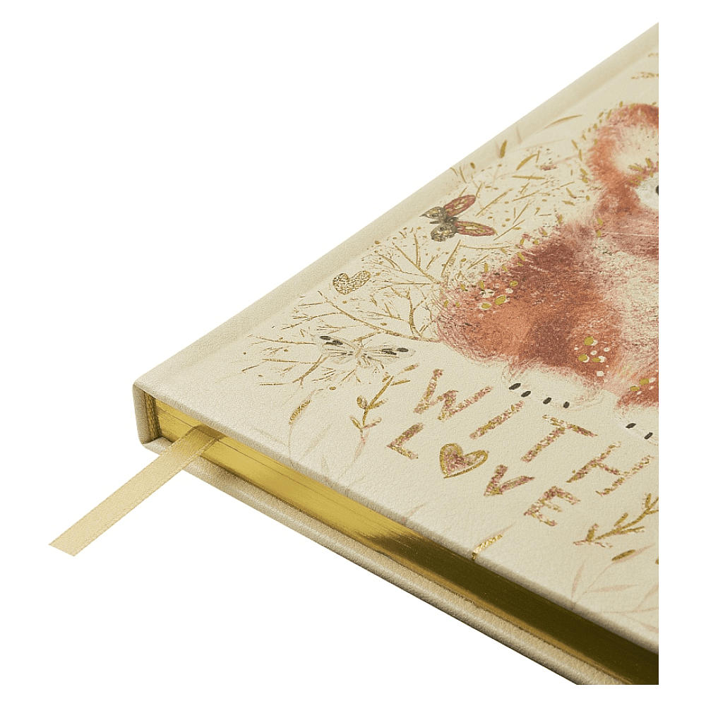 Ежедневник недатированный "Love me. Щеночек", А5, 240 страниц, молочный - 4