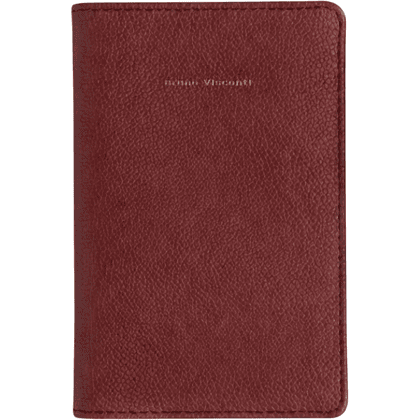 Обложка для паспорта "Бордовый", кожзам