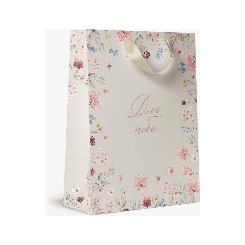 Пакет бумажный подарочный "Italy Garden XL", 31х41х10 см , ассорти - 3