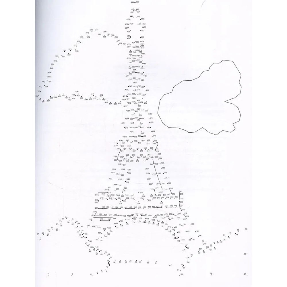 Раскраска по точкам "Соедини по точкам. Города мира" - 3