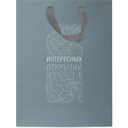 Пакет бумажный подарочный "Country", 14х19х9 см, ассорти