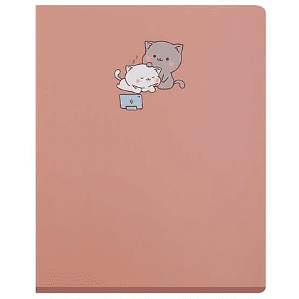 Тетрадь "Cappuccino cat", А5, 48 листов, клетка, ассорти
