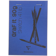 Скетчбук "Graf It", A4, 90 г/м2, 80 листов, ассорти