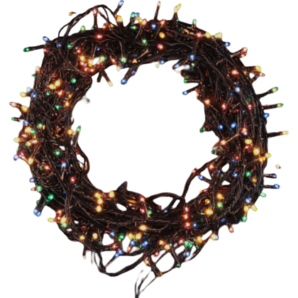 Гирлянда электрическая LED "Нить", 15 м, мультиколор