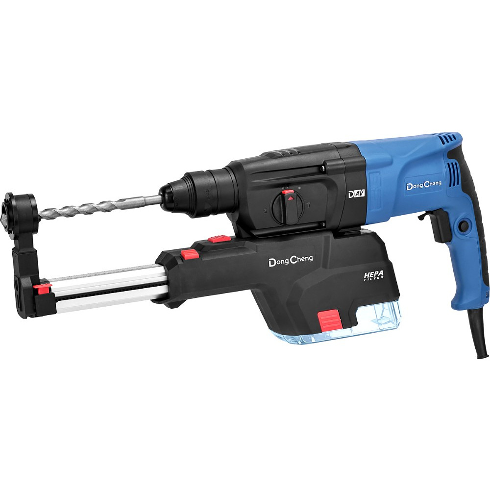 Перфоратор DongCheng DZC05-26XC, 800 Вт, 3.1 Дж, SDS-PLUS, HEPA-фильтр Перфоратор DongCheng DZC05-26XC, 800 Вт, 3.1 Дж, SDS-PLUS, HEPA-фильтр