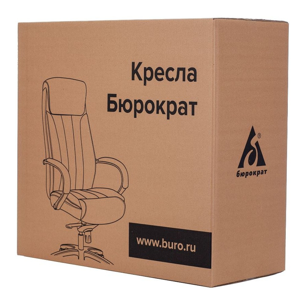 Кресло для руководителя "Бюрократ T-898", ткань, пластик, серый - 8