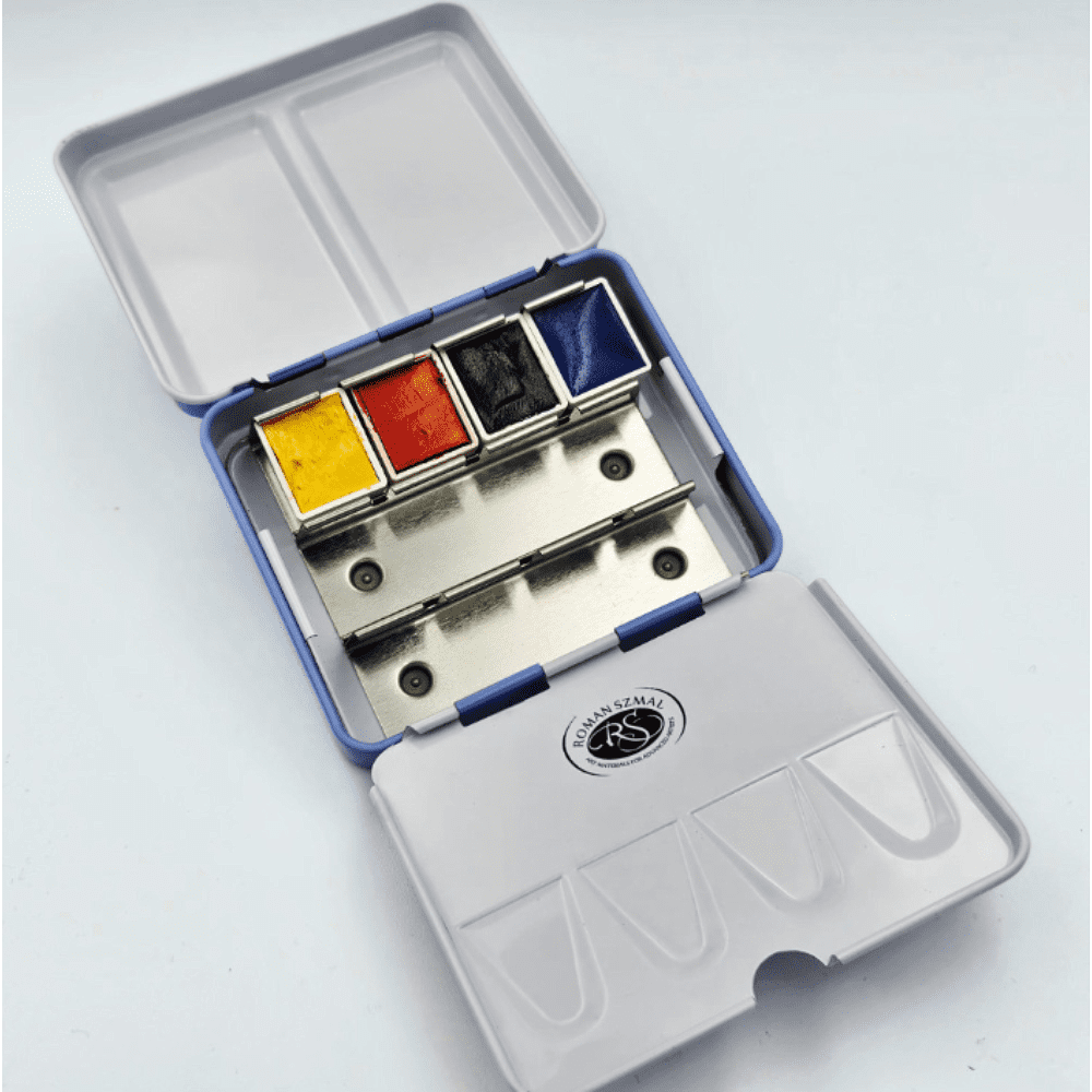 Краски акварельные "Aquarius. USK Symposium set", 4 цвета, кюветы - 3