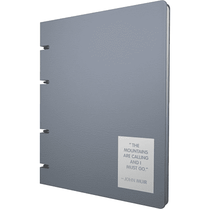 Тетрадь "Nuances. Дымка", А4, 120 листов, клетка, серый