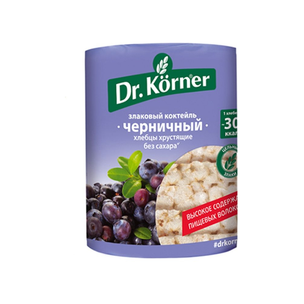 Хлебцы "Dr.Korner" со вкусом черники, 100 г - 2