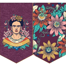 Закладка для книг "Frida Kahlo", 7,5x4 мм, магнитные, 2 штуки