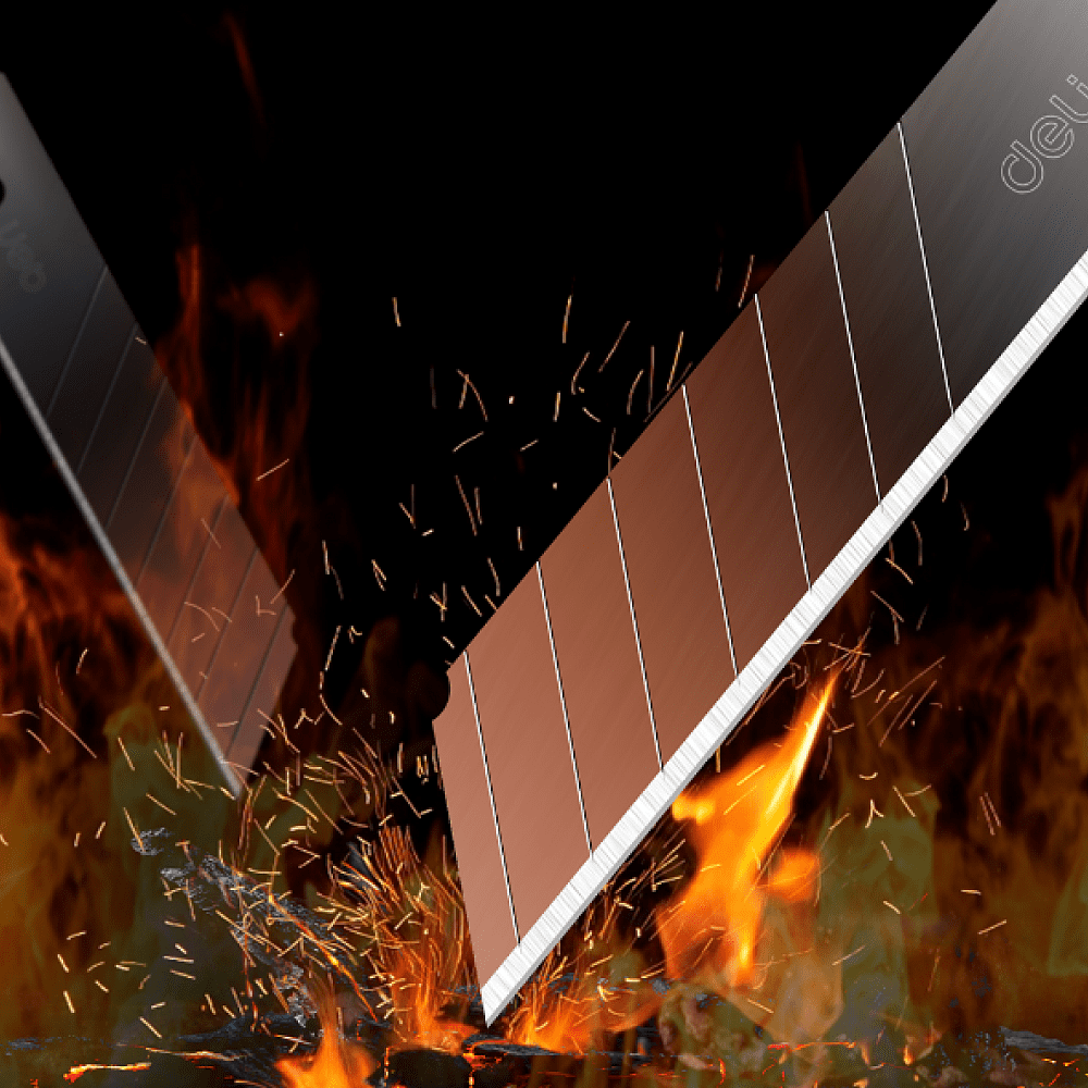 Лезвие для строительного ножа Deli EDL-DP252, 25 мм, 10 шт. - 4