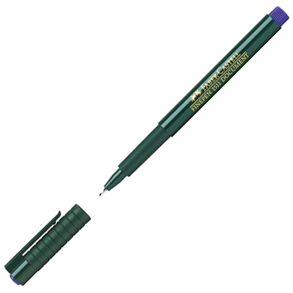 Ручка капиллярная "Finepen 1511", 0.4 мм, синий - 2
