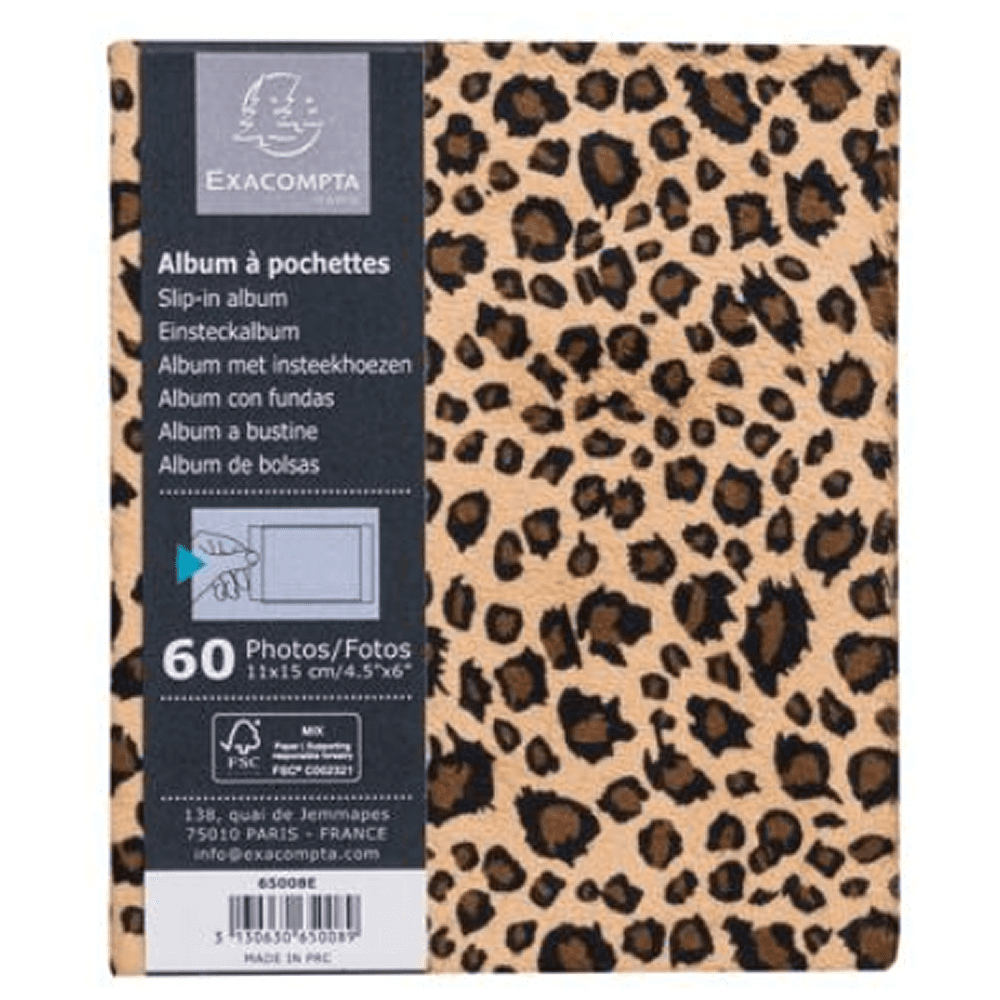 Альбом для фото "Leopard", 14х16.5 см, 30 страниц, разноцветный - 2