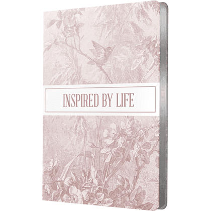 Ежедневник недатированный "Floreale. Cedar Rose", A5, 152 листа, розовый
