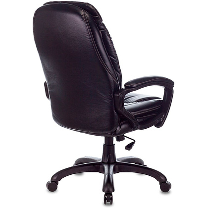 Кресло для руководителя "Бюрократ CH-868AXSN", кожзам, пластик, черный - 4
