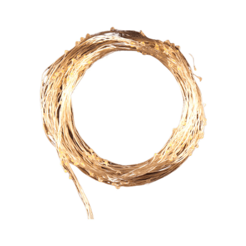 Гирлянда электрическая LED "Занавес. Роса", тепло-белый