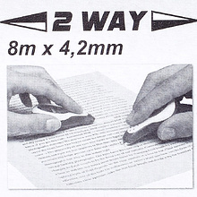 корректор роллер "2 Way", лента, 4.2x8 мм/м