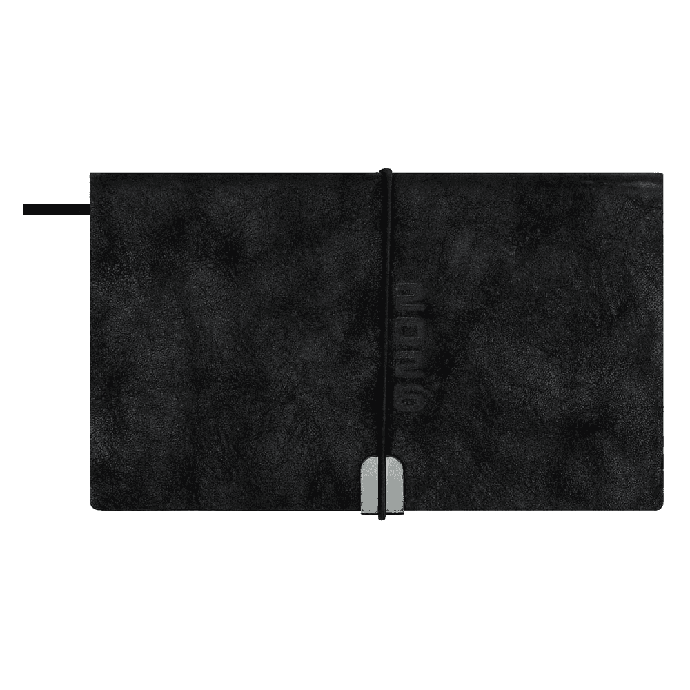 Еженедельник датированный "Тиволи Глосс", 175х95 мм, 128 страниц, черный, 2026