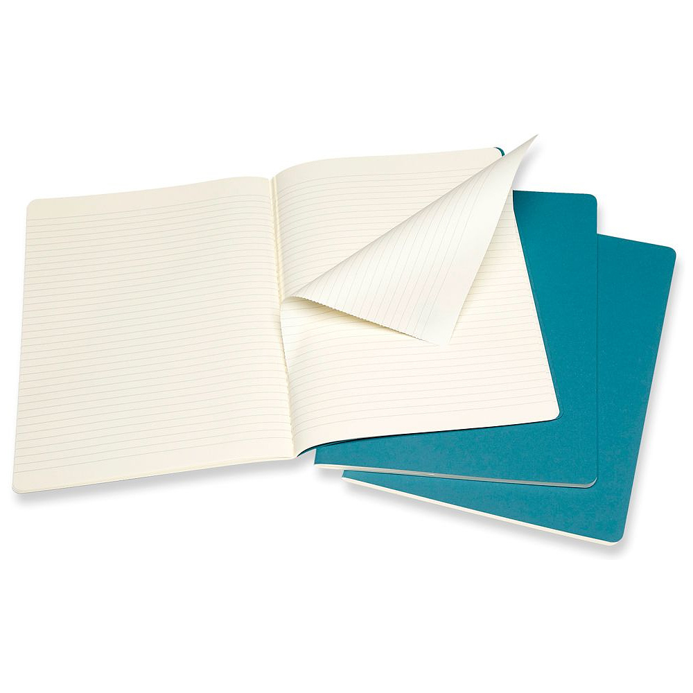 Блокнот "Cahier Journal Xlarge", А4, 190x250 мм, 60 л, 3 шт, голубой - 6