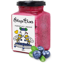Медовый мусс "МарьЯжъ" с черникой, 300 гр 