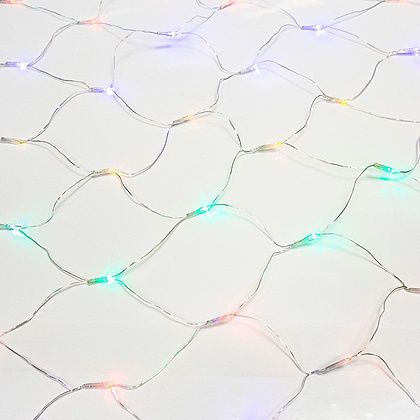 Гирлянда электрическая LED "Сеть", 1.8х1.5 м, мультиколор - 2