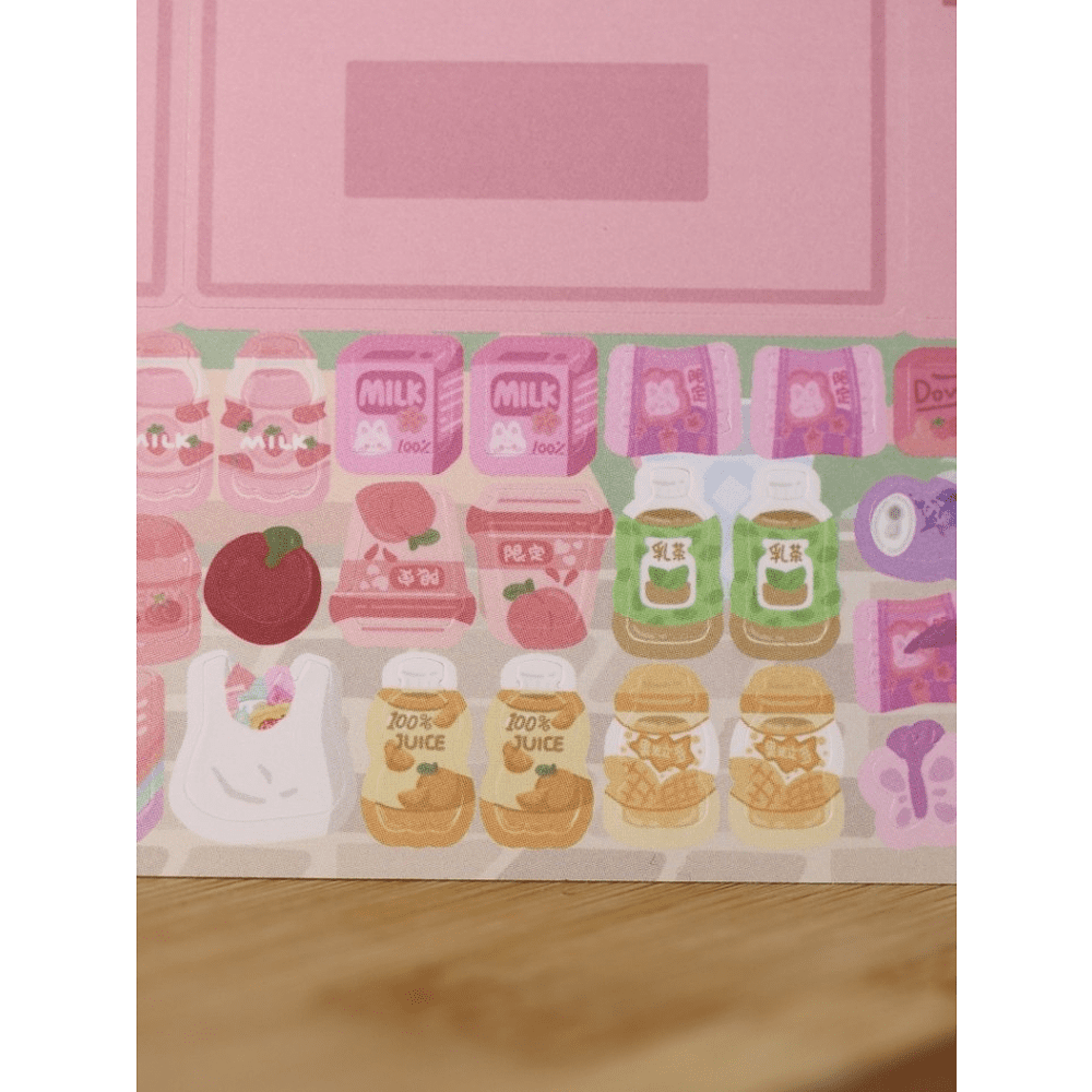 Стикерпак "Игра Showcase pink", 20.5х11.5 см - 5