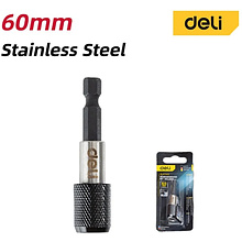 Держатель бит (насадок) Deli YS EDL107401, магнитный, набор 2 шт., 60мм, 1/4", с фиксатором