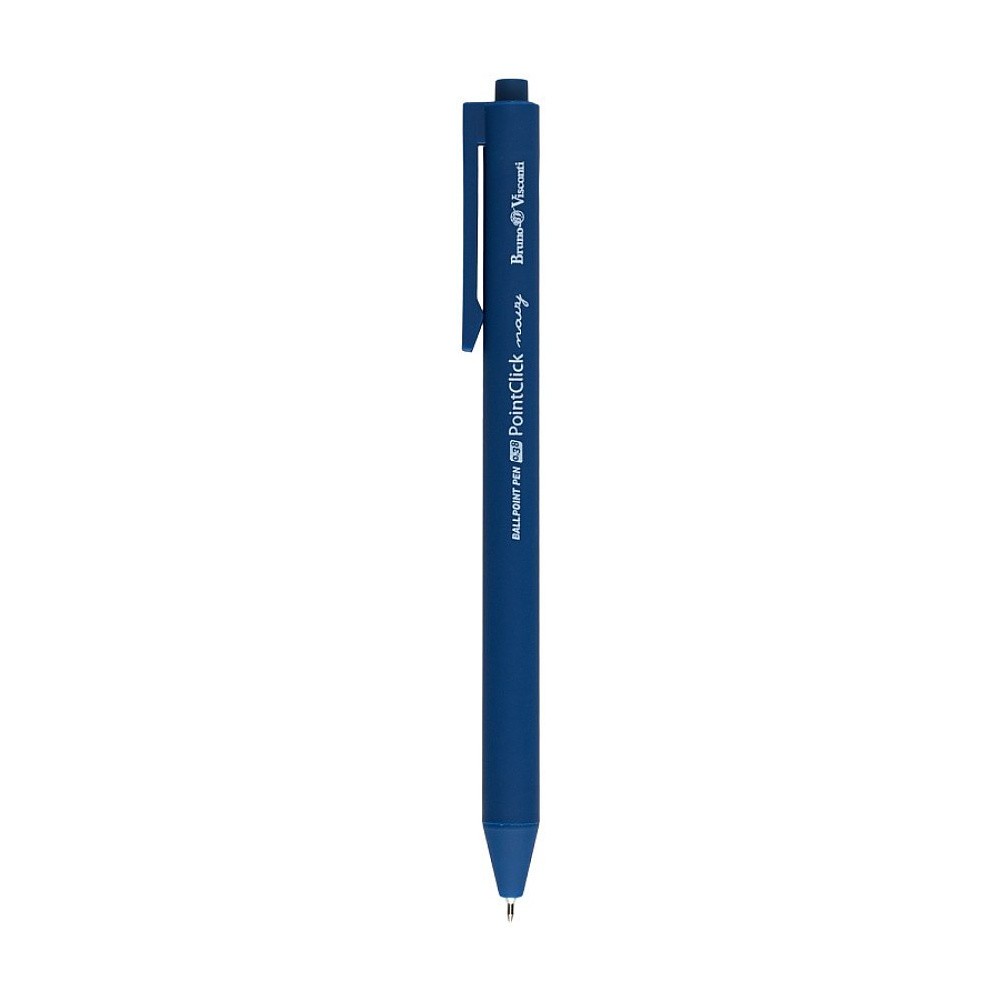 Ручка шариковая автоматическая "PointClick. Navy", 0,38 мм, пластик, стерж. синий - 2