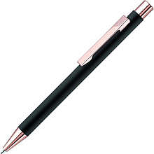 Ручка шариковая автоматическая "Straight Ro Go Gum", 1.0 мм, черный, золотистый, стерж. синий