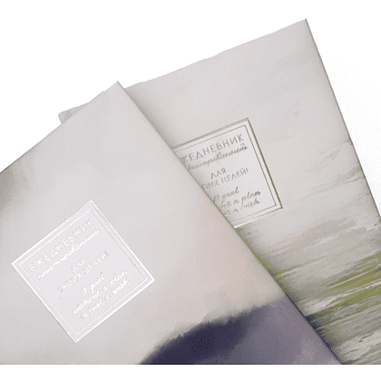 Ежедневник недатированный "Fantasy. Туманность", A5, 128 листов, серый - 4