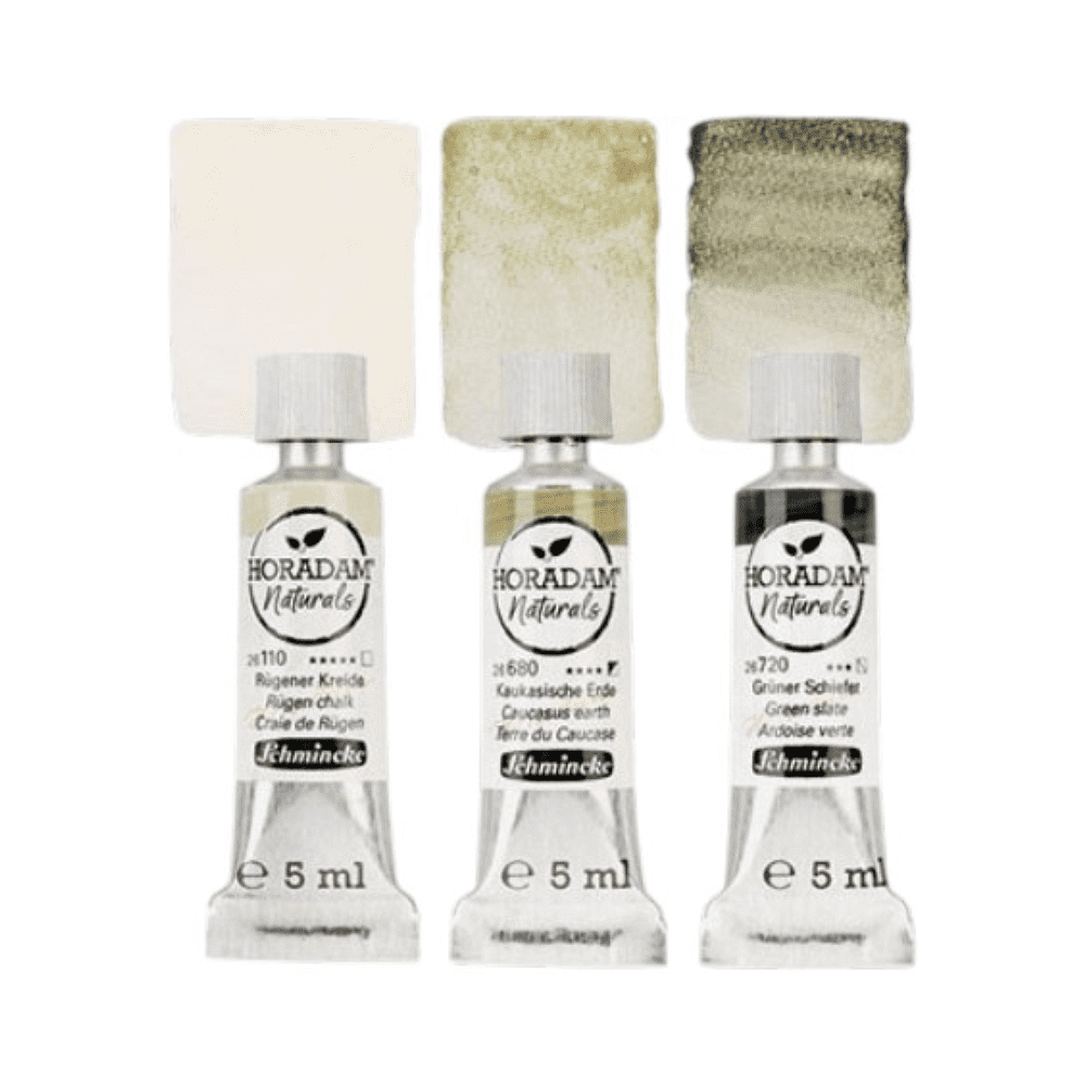 Краски акварельные "Schmincke. Horadam Naturals. Air", набор 3 цвета, 5 мл, тубы