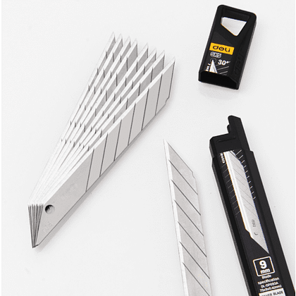 Лезвие для строительного ножа Deli EDL-DP093A, 9 мм, 10 шт. - 5