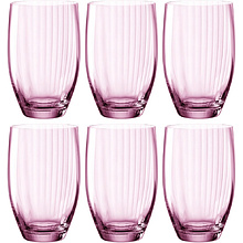 Стакан «POESIA», стекло, 460 мл, розовый