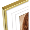 Фоторамка "ANVERSA", 10х15 см, металл со стеклом, золотистый - 3