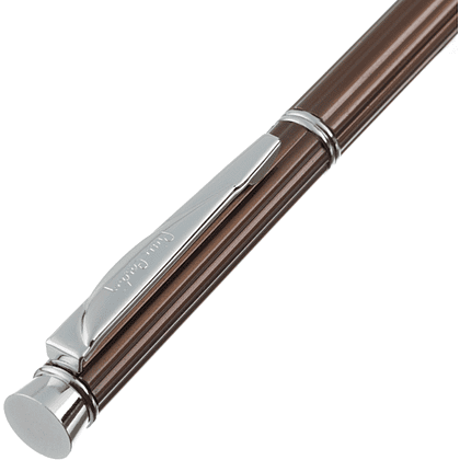 Ручка шариковая "Pierre Cardin Royal", 0.7 мм, коричневый, серебристый, стержень синий - 4