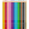 Цветные карандаши "Sparkle", с точилкой, 20 штук - 3