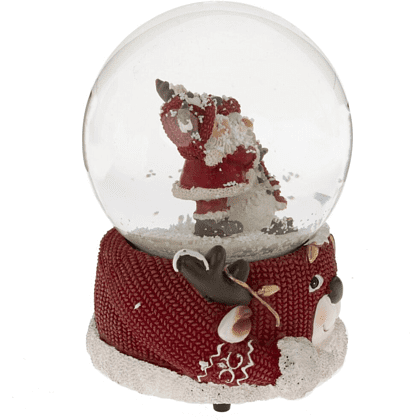 Фигурка музыкальная "Дед Мороз", 11х10х14 см, разноцветный - 2