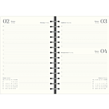 Ежедневник датированный "Prague" на 2026 год, А5, 320 страниц, серо-бежевый