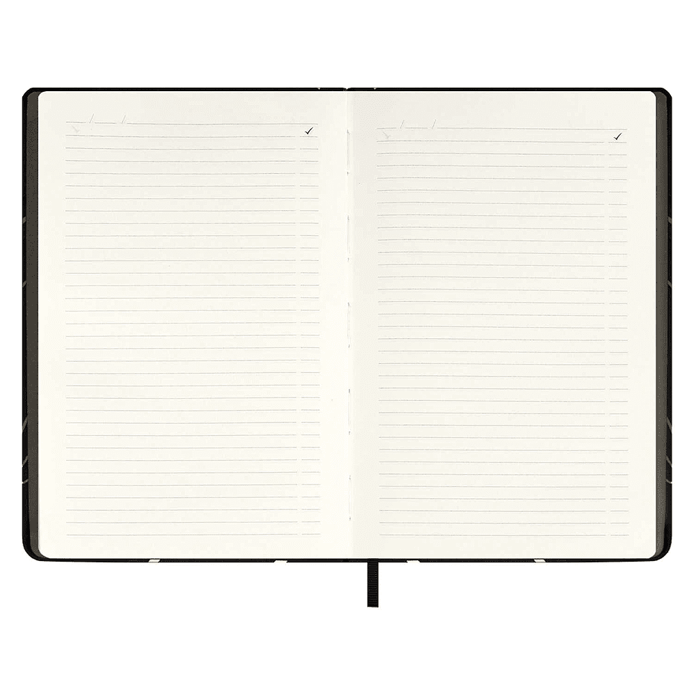 Ежедневник недатированный "Софт-тач", А5, 240 страниц, черный - 12