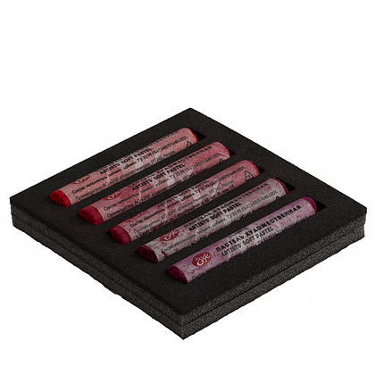 Пастель мягкая "Мастер Класс красные оттенки", набор 5 цветов - 3