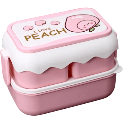 Контейнер д/еды "I love Peach", розовый