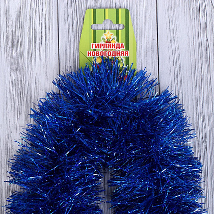 Гирлянда-мишура "Норка", d10 см х 2 м, ассорти - 3