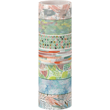 Клейкая лента "Микс №1", 15x3 мм/м, ассорти