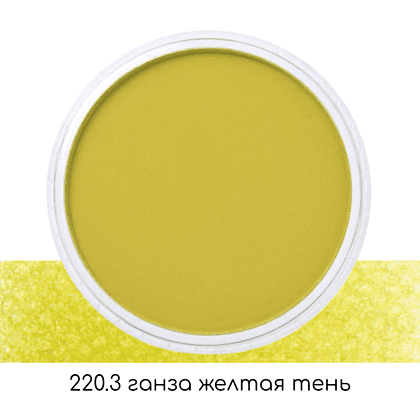 Ультрамягкая пастель "PanPastel", 220.3 ганза желтая тень - 2