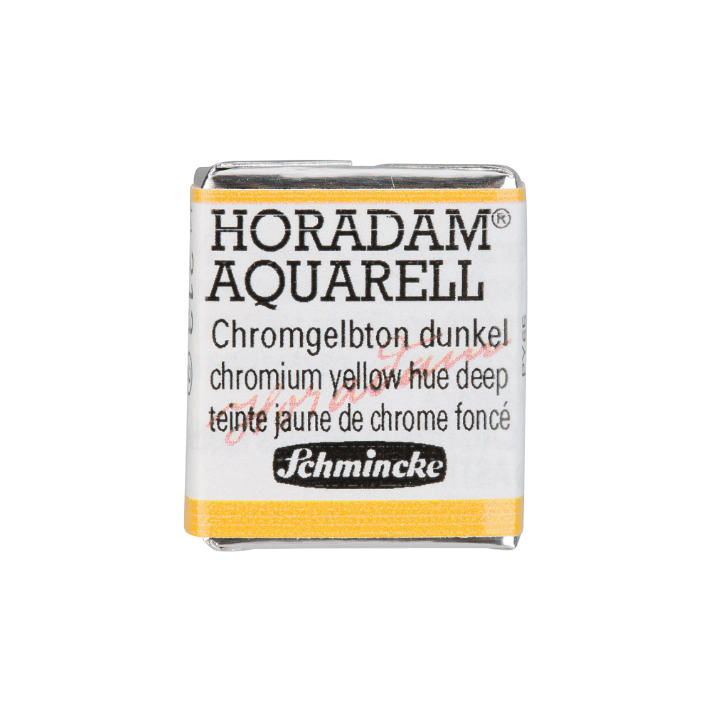 Краски акварельные "Schmincke Horadam", 213 хром желтый темный, полукювета